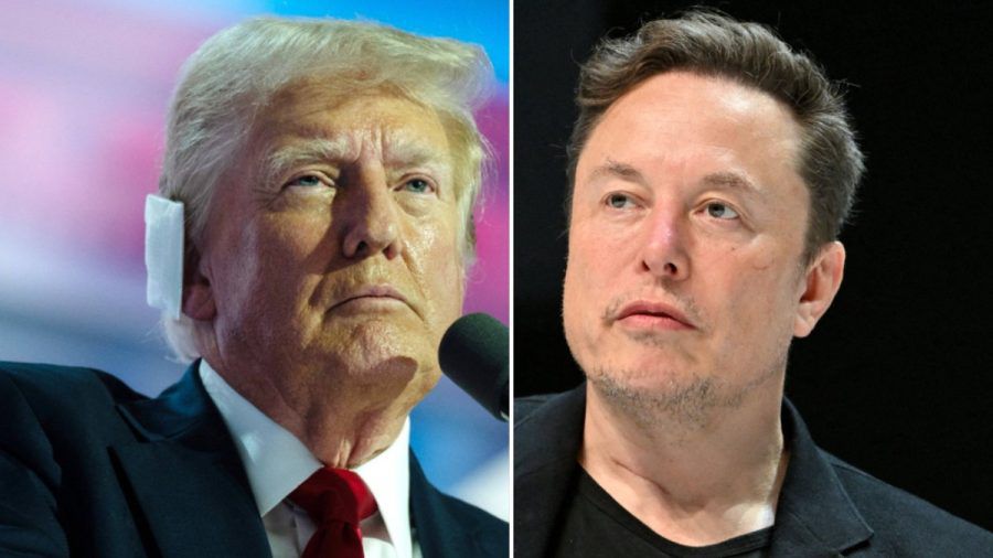 Politisch offensichtlich auf einer Linie: Donald Trump und Elon Musk. (tj/spot)