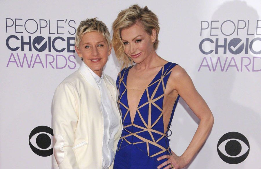 Ellen DeGeneres and Portia de Rossi - JAN 15 - Peoples Choice Awards, Famous BangShowbiz