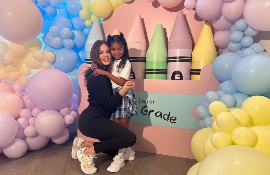 Khloe Kardashian and True first day of school - Instagram BangShowbiz