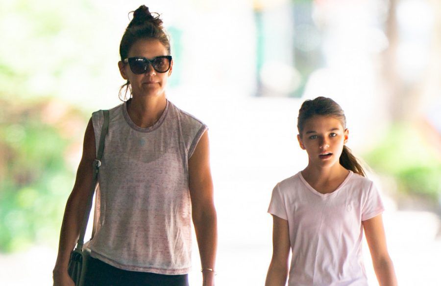 Katie Holmes and Suri Cruise are seen in the Upper West Side July 2019 - Getty BangShowbiz