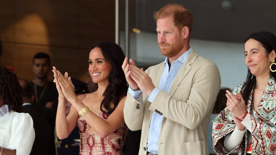 Herzogin Meghan und Prinz Harry an Tag eins ihrer Kolumbien-Reise. (ncz/spot)