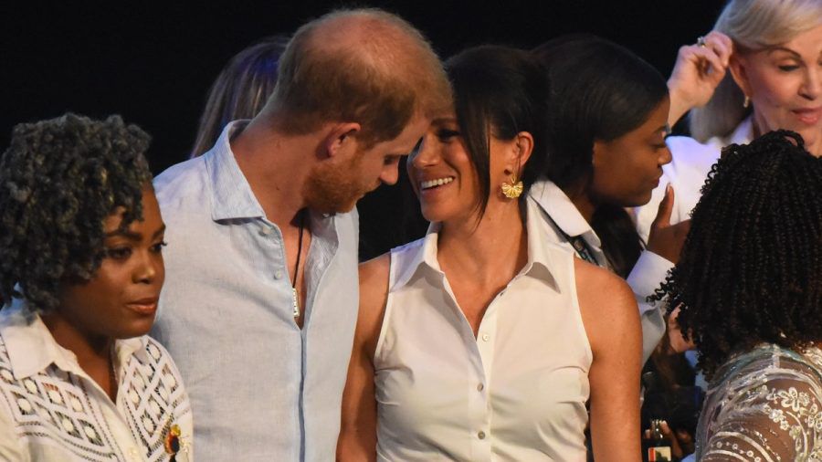 Prinz Harry und Herzogin Meghan innig und verliebt in Kolumbien. (rho/spot)