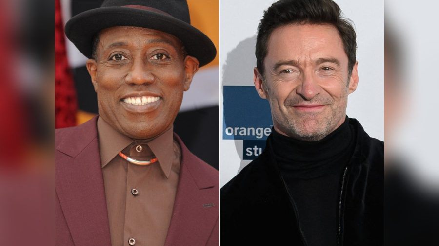 Wesley Snipes (l.) sticht Hugh Jackman aus. (smi/spot)