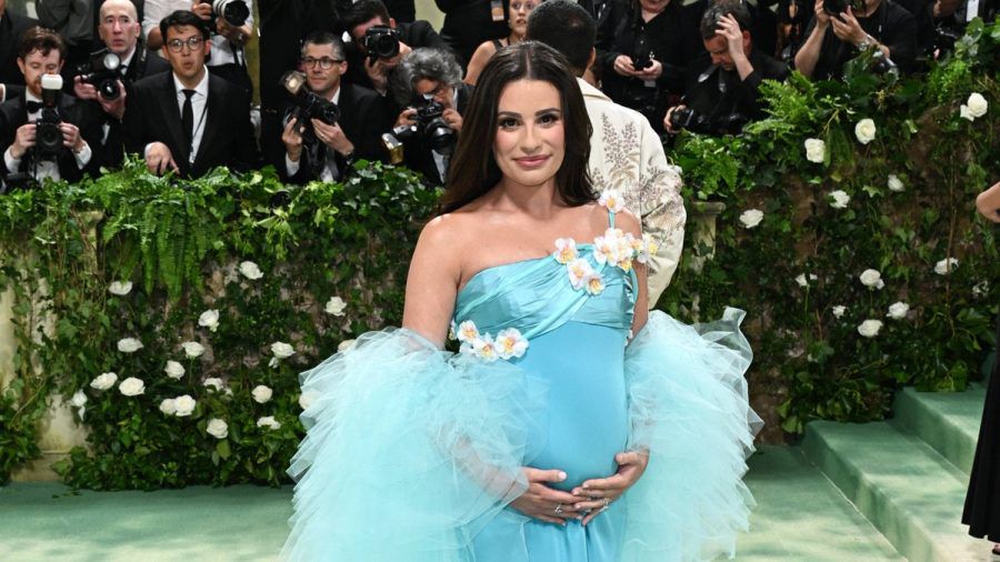 Schwanger bei der Met Gala: Lea Michele im Mai 2024. (ncz/spot)