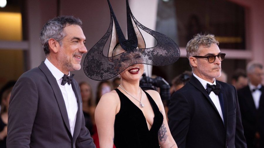 Gelungene "Joker: Folie à Deux"-Premiere in Venedig: Todd Philipps, Lady Gaga und Joaquin Phoenix (r.) (dr/spot)