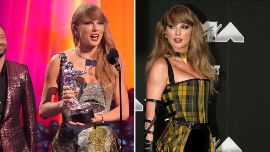 Taylor Swift präsentierte sich bei den MTV Video Music Awards 2024 in zwei Outfits. (ili/spot)