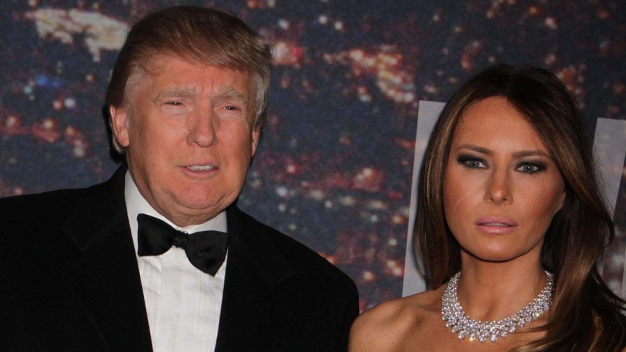 Melania Trump mit ihrem Gatten Donald. (smi/spot)