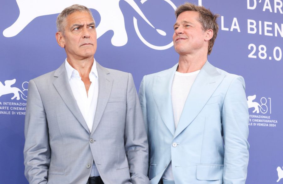 George Clooney And Brad Pitt - Venice Film Festival - September 1st 2024 - Getty BangShowbiz