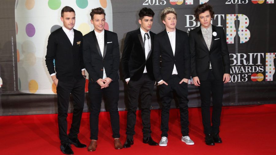 One Direction bei den Brit Awards 2013 (v.l.): Liam Payne, Louis Tomlinson, Zayn Malik, Niall Horan und Harry Styles. (ili/spot)