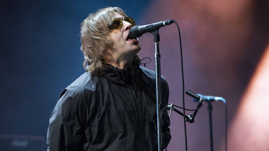 Oasis-Sänger Liam Gallagher bei einem Solo-Auftritt 2021. (lau/spot)