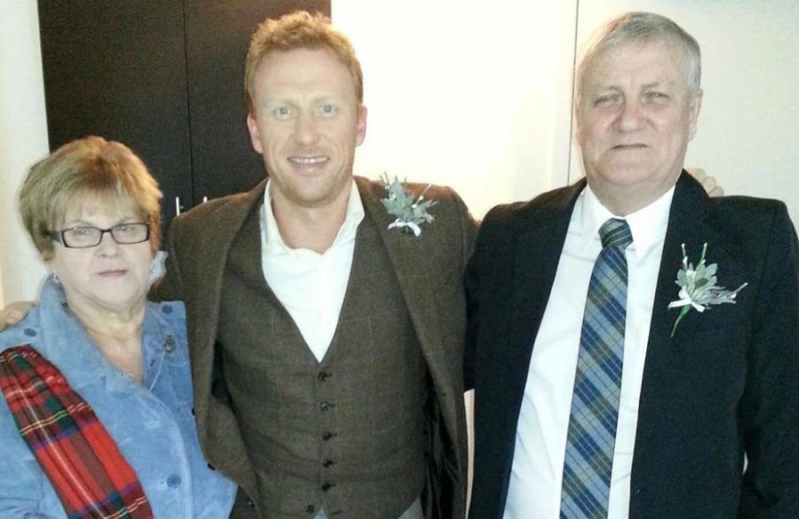 Kevin McKidd With Mother Kathleen And Father Neil McKidd - Instagram - Collected October 25th 2024 BangShowbiz