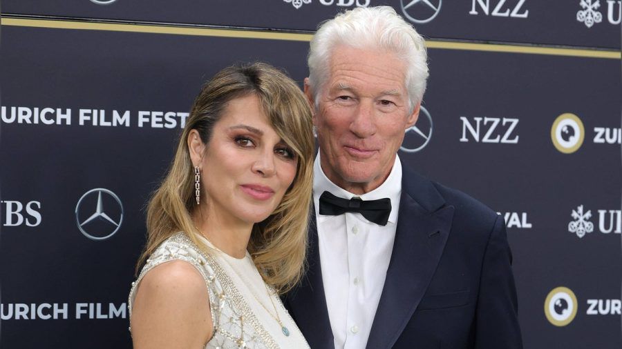 Richard Gere und Ehefrau Alejandra beim Zurich Film Festival. (jom/spot)