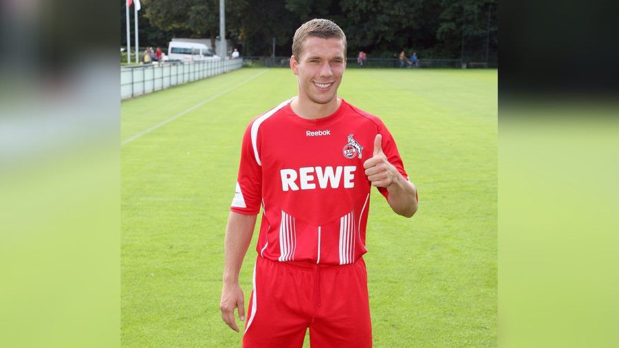 Viele Jahre ein gewohntes Bild: Lukas Podolski im Trikot des 1. FC Köln. (dr/spot)