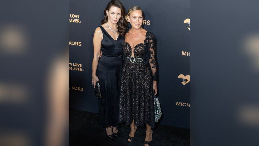 Kristin Davis (l.) und Sarah Jessica Parker bei den "God's Love We Deliver Golden Heart Awards" in New York. (hub/spot)