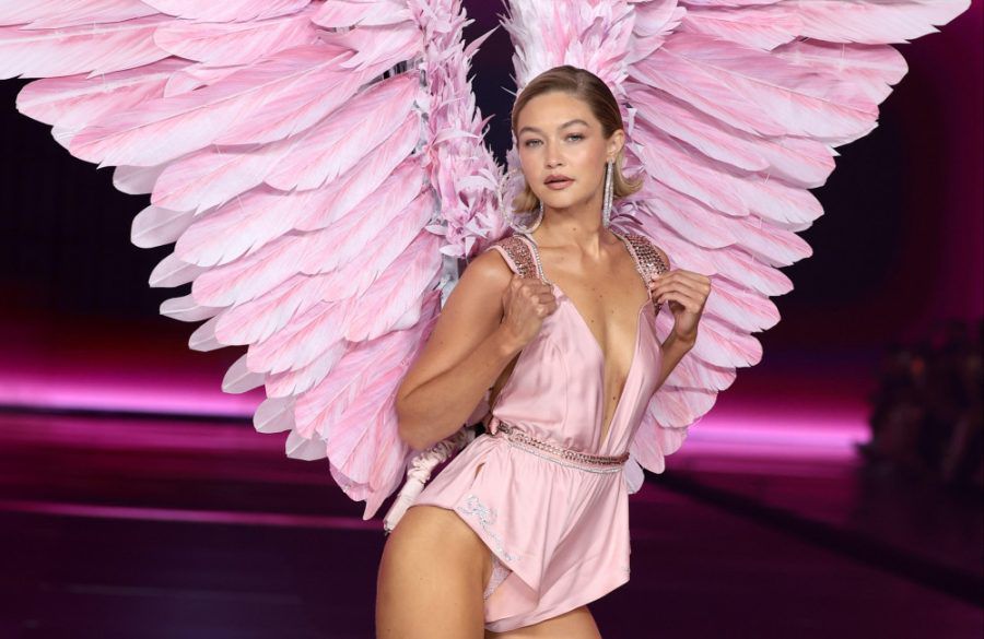 Gigi Hadid Victoria's Secret show October 2024 Getty BangShowbiz