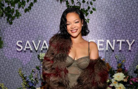 Rihanna attends the Savage X Fenty Celebration of Lavish Lace Debut - Getty BangShowbiz