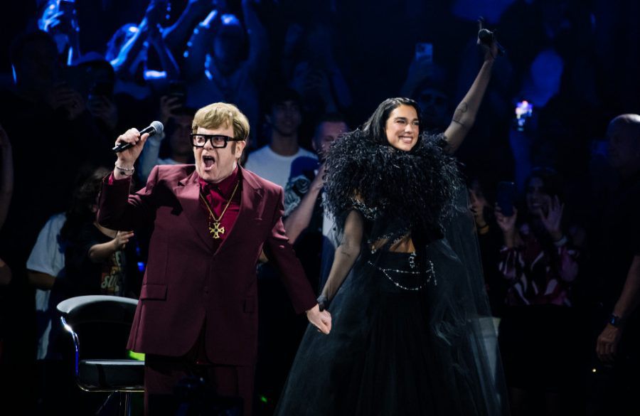 Dua Lipa and Elton John - Credit: Ben Gibson - Dawbell PR BangShowbiz