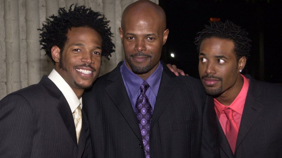 Marlon, Keenan Ivory und Shawn Wayans (v.l.) bei der Premiere von "Scary Movie 2" (rho/spot)