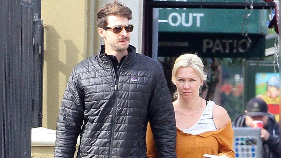 "Beverly Hills, 90210"-Star Jennie Garth mit ihrem Ehemann Dave Abrams. (tj/spot)