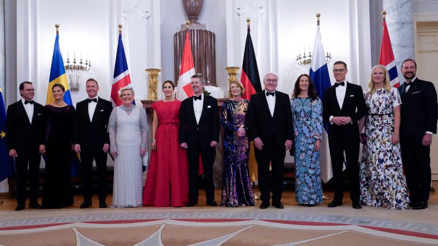 Hoher Besuch: Frank-Walter Steinmeier hat die Royals aus Schweden, Dänemark und Norwegen empfangen. (hub/spot)