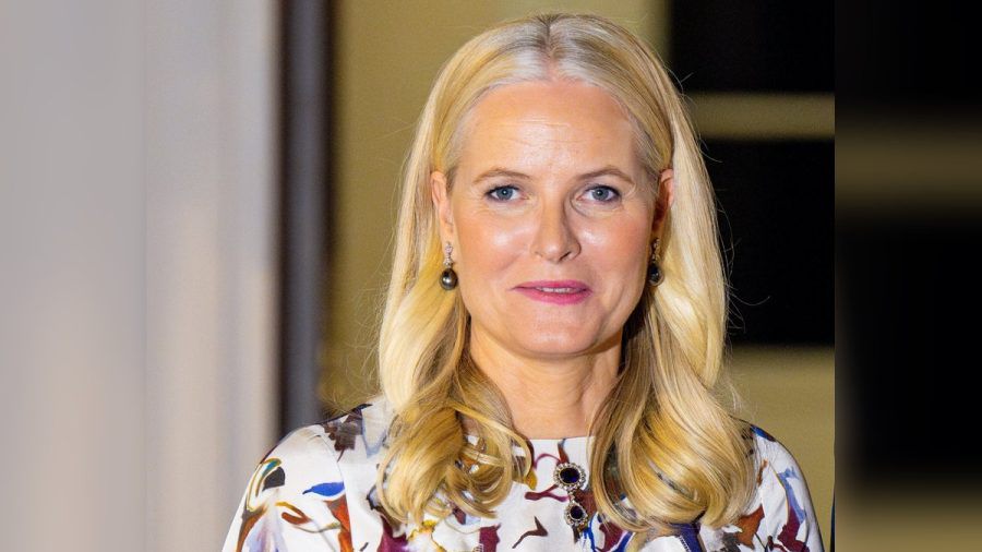 Kronprinzessin Mette-Marit von Norwegen während des Berlin-Besuchs Anfang der Woche im Schloss Bellevue. (the/spot)