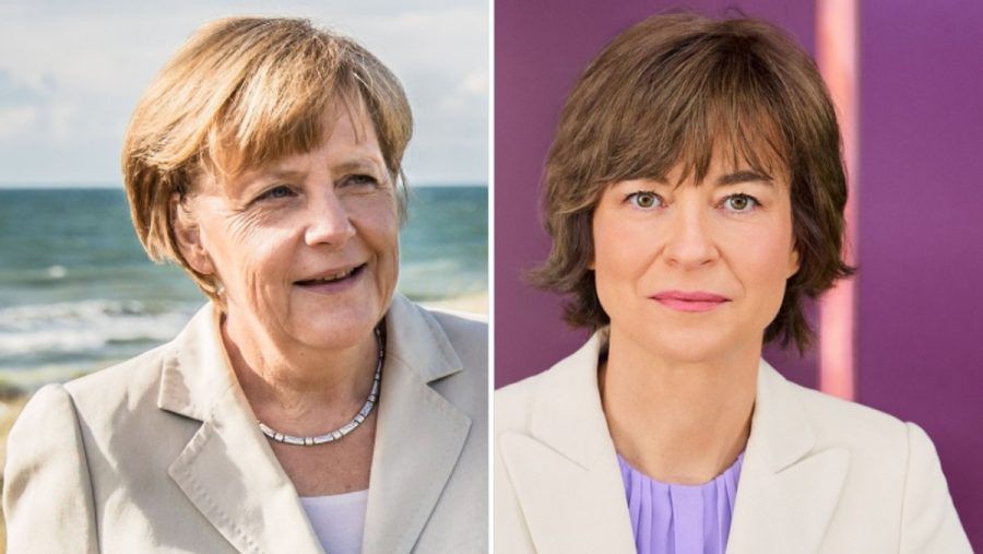 Angela Merkel (li.) wird am 28. November bei Maybrit Illner in der gleichnamigen ZDF-Talkshow zu Gast sein. (the/spot)