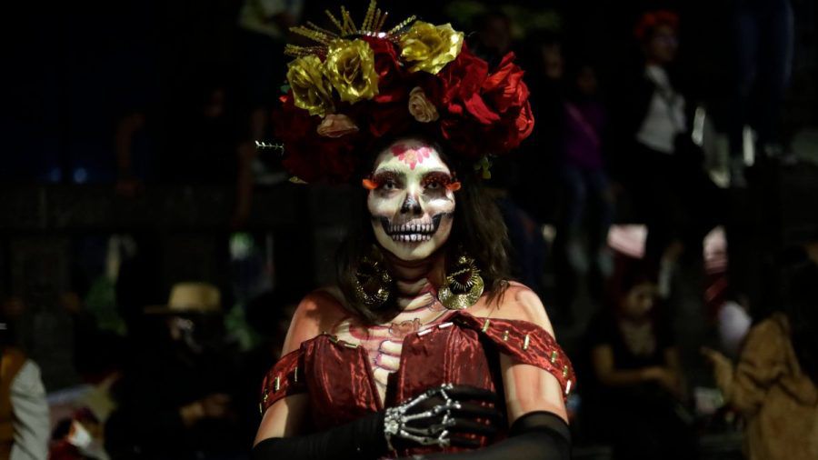 La Calavera Catrina beim Tag der Toten in Mexiko. (mia/spot)