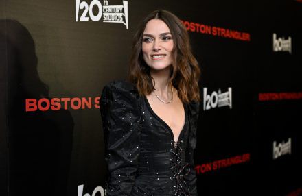 Keira Knightley - Boston Strangler Premiere - New York - Getty BangShowbiz