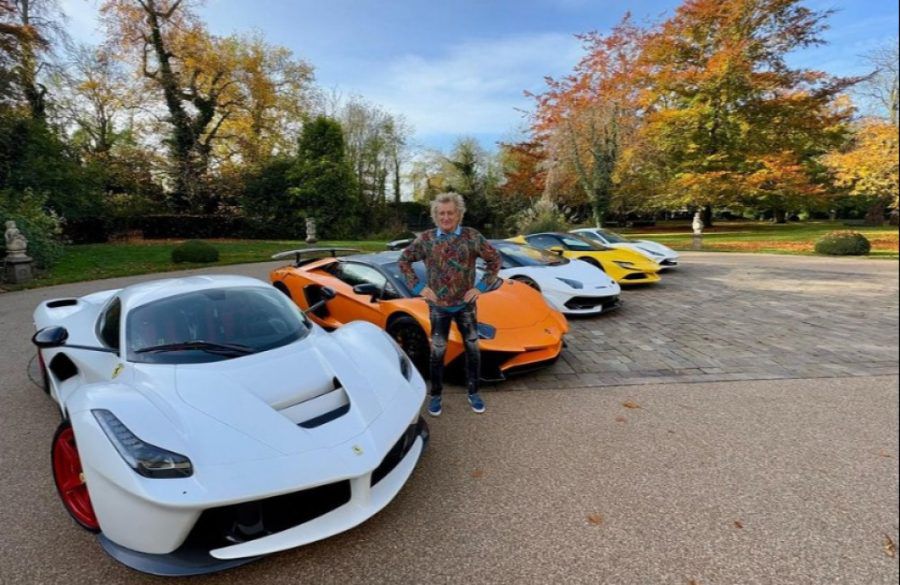 Rod Stewart and his sports cars - Instagram Nov 14 2024 BangShowbiz