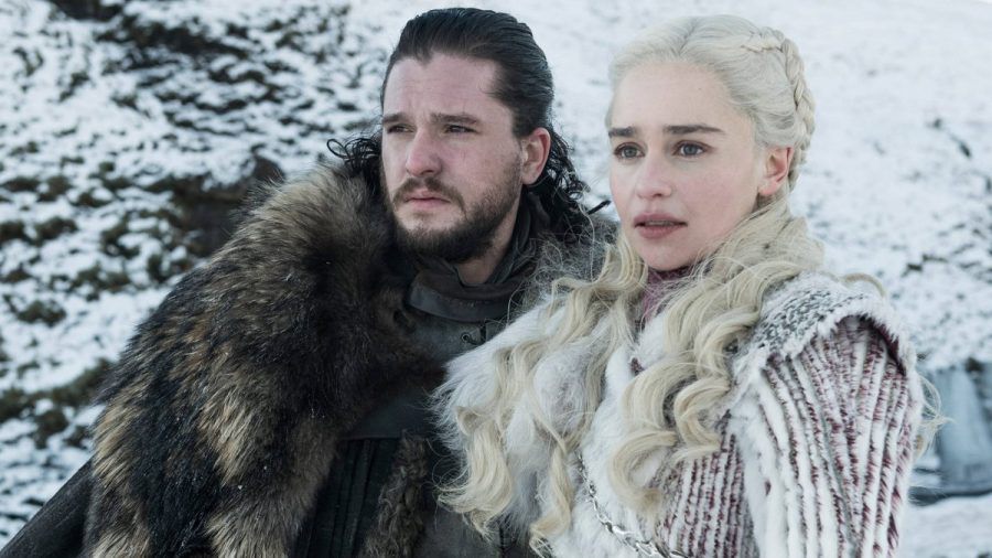 Kit Harington und Emilia Clarke in Staffel acht von "Game of Thrones". (lau/spot)