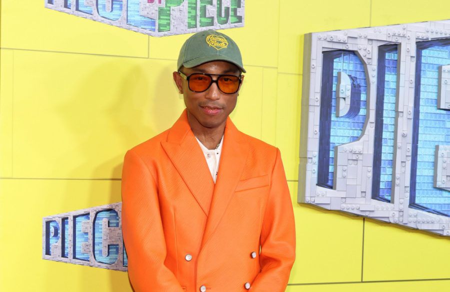 Pharrell Williams attends the Piece By Piece - New York Premiere - Getty BangShowbiz