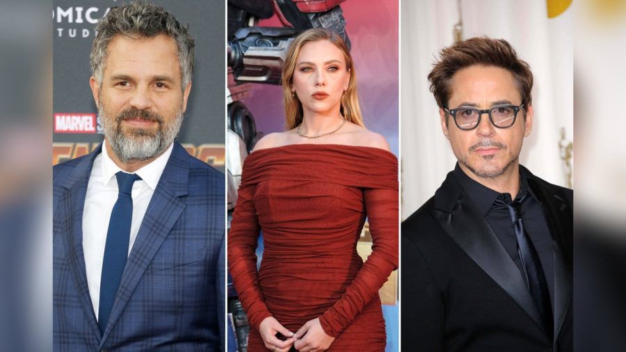 Mark Ruffalo, Scarlett Johansson und Robert Downey Jr unterstützen Kamala Harris. (mia/spot)