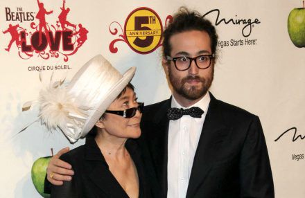 Sean Lennon and Yoko Ono - 2011 - The Beatles LOVE - Famous BangShowbiz