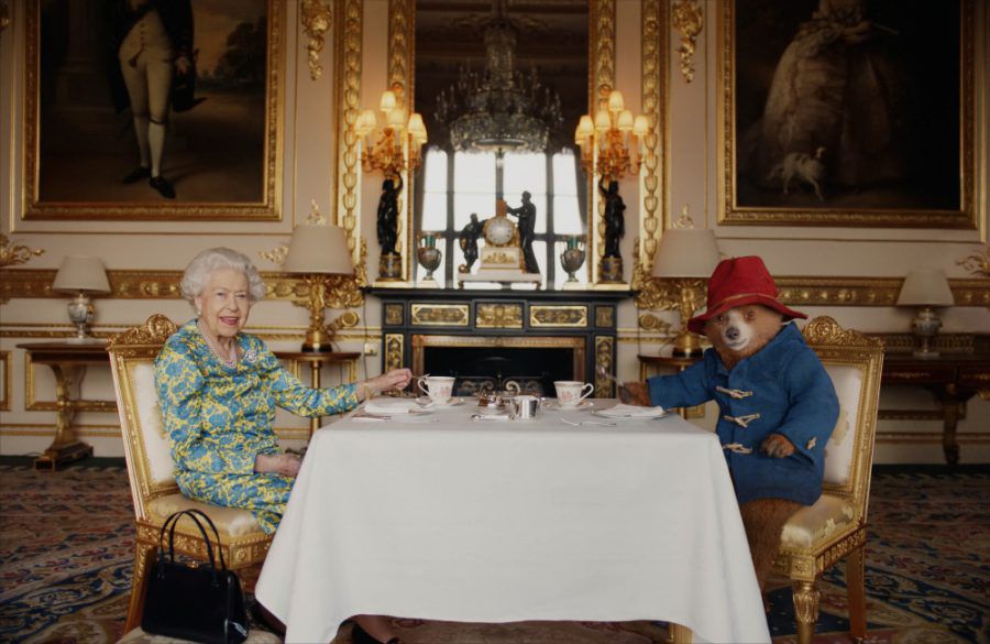 Queen Elizabeth - Paddington Bear - Platinum Party at the Palace - Editorial Use Only - Avalon BangShowbiz