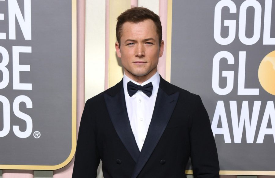 Taron Egerton attends the 80th Annual Golden Globe Awards Jan 2023 - Getty BangShowbiz