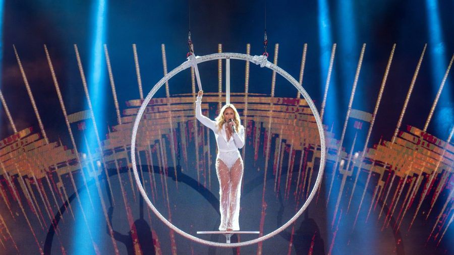 Helene Fischer während ihrer diesjährigen TV-Show. (paf/spot)