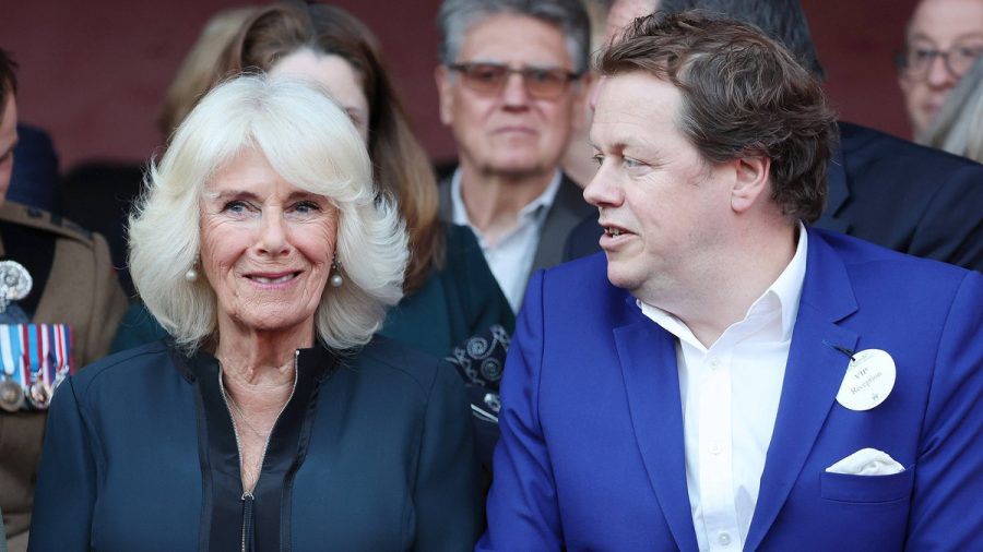 Camilla und ihr Sohn bei einer Veranstaltung im Juni 2024. (jom/spot)