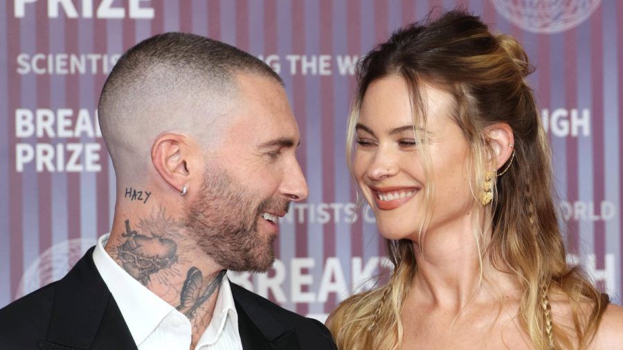 Adam Levine und Behati Prinsloo im April 2024 in Los Angeles. (wue/spot)