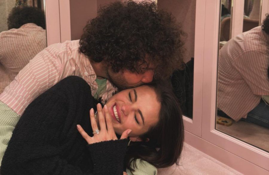 Selena Gomez and Benny Blanco engagement photo - Instagram ONE USE - December 2024 BangShowbiz