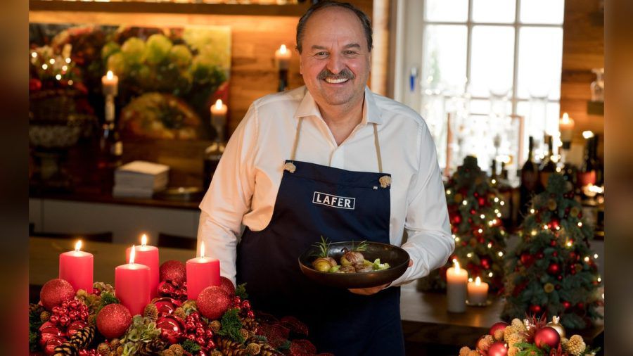 Johann Lafer teilt seine besten vegetarischen Weihnachtsgerichte. (ncz/spot)