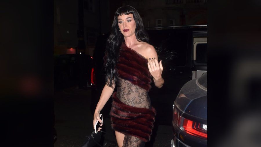 Katy Perry am Mittwoch in London. (ncz/spot)