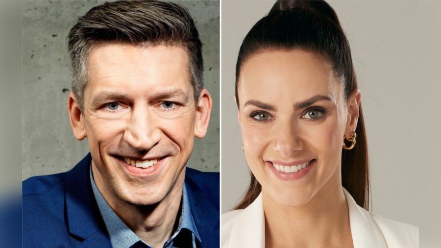 Steffen Hallaschka und Esther Sedlaczek sind in TV-Jahresrückblicken zu sehen. (jom/spot)