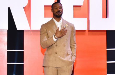 Michael B. Jordan attends Creed III prem Mexico Feb 2023 - Avalon BangShowbiz