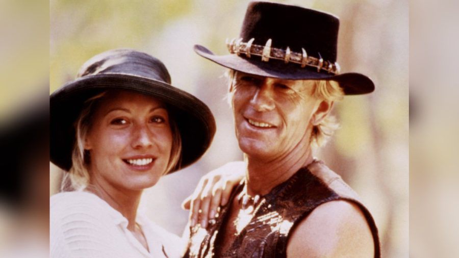 Paul Hogan und Linda Kozlowski in "Crocodile Dundee" (1986). (smi/spot)