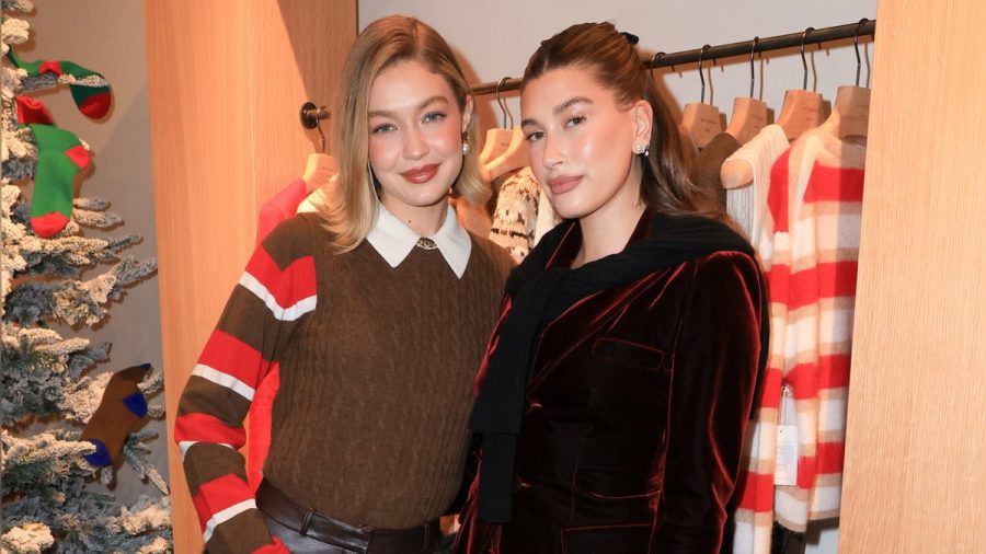 Gigi Hadid und Hailey Bieber posierten bei der Strore-Eröffnung Dezember 2024 in Los Angeles. (dam/spot)