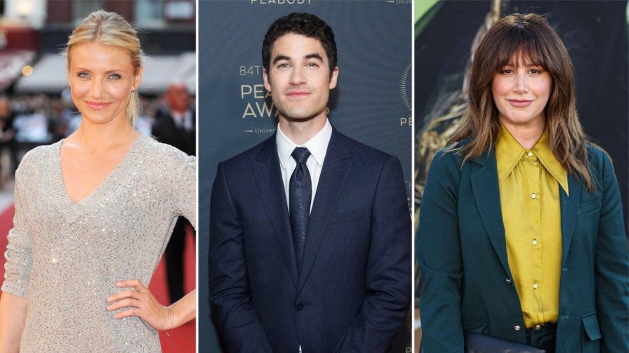 Die Schauspieler Cameron Diaz (li.), Darren Criss und Ashley Tisdale haben ihrem Nachwuchs 2024 ungewöhnliche Namen gegeben. (eyn/spot)