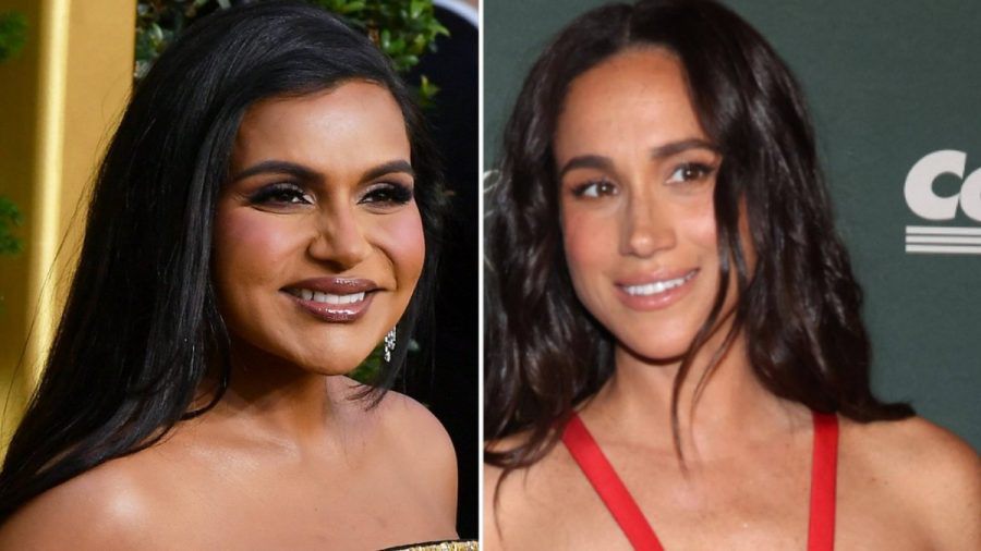 Mindy Kaling (l.) und Herzogin Meghan kennen sich seit Jahren. Die dreifache Mutter ist eine der Gäste, die Meghan in ihrer neuen Netflix-Serie begrüßt. (ae/spot)