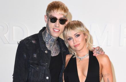 Trace Cyrus and Miley Cyrus at Tom Ford Show Hollywood Feb 2020 - Getty BangShowbiz