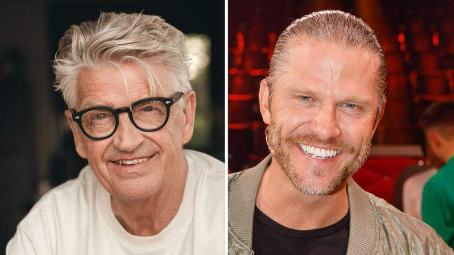 "Golden Bachelor" Franz Stärk kommt bei Ex-Bachelor Paul Janke (r.) gut an. (ili/spot)