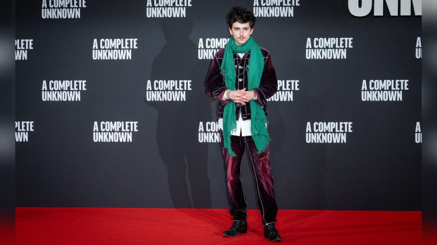 Timothée Chalamet setzte bei einer Filmpremiere auf einen markanten Look. (paf/spot)